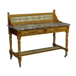 Victorian Oak Washstand