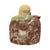 Large Laughing Buddha Wooden Polychrome Sculpture For Sale - Image 14 of 17