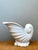 Vintage White Nautilus Form Ceramic Vase For Sale - Image 16 of 16