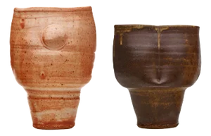Collection of Two Ceramic Glazed Vases by Warren Mackinzie