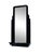 Art Deco Art Deco Black Lacquered Entryway Mirror With 6” Shelf For Sale - Image 3 of 5