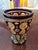 Antique Moser Bohemian Glass Ruby Gold Crystal Goblet For Sale - Image 4 of 6