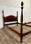 Traditional Vintage Full Size Duncan Phyfe Traditional Style Acorn Finial Poster Bed For Sale - Image 3 of 9
