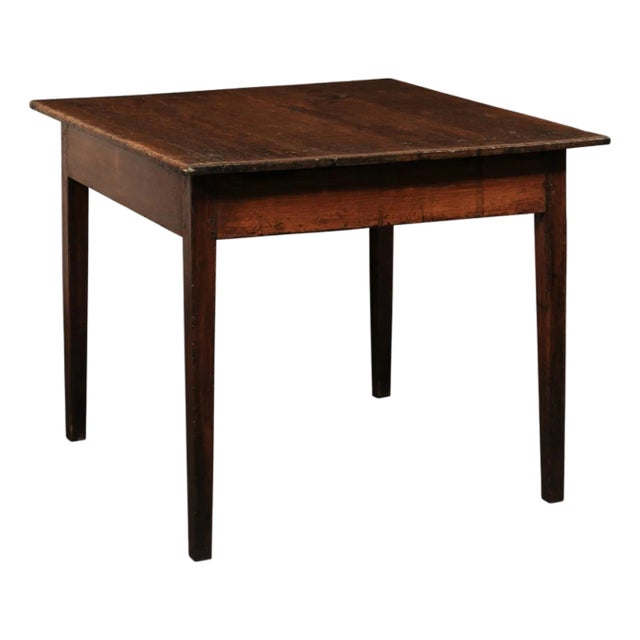 19th Century Brazilian Rustic Brown Peroba Wood Table For Sale