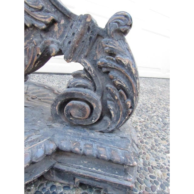 Pair of Antique Italian Baroque Style Torchères For Sale - Image 16 of 18