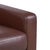Animal Skin Conseta Leather Three-Seater and Armchair in Brown Coffee Mahogany with Headrest by COR, Set of 2 For Sale - Image 7 of 18