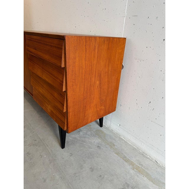 Mid-Century Modern Teak Sideboard For Sale - Image 4 of 10