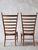 Brown Set of Ladderback Chairs by Figli Di Sanguineti G.B., Chiavari, Italy, 1960s For Sale - Image 8 of 11