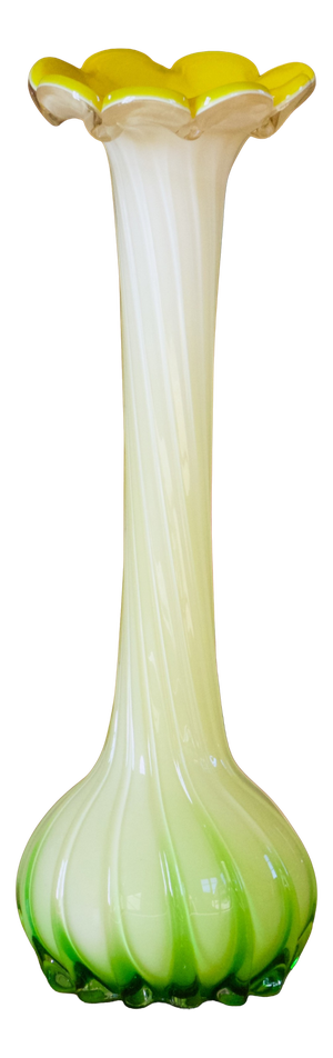 Italian Murano Mouth-Blown Glass Vase from Maestri Di Murano, 1960