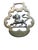 Eight Piece Collection Antique Brass Horse Medallions For Sale - Image 4 of 4