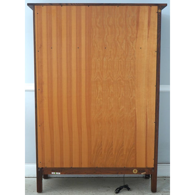 Stickley Harvey Ellis Arts & Crafts Oak 2 Door Cabinet For Sale - Image 15 of 18
