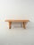 Scandinavian oak coffee table for ab säffle möbelfabrik: triangular frame legs, chamfered edges and profiles, balanced...