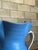 Blue Gabriel Burmeister Handled Blue and White Earthenware Vase, Sweden, 1930s For Sale - Image 8 of 10