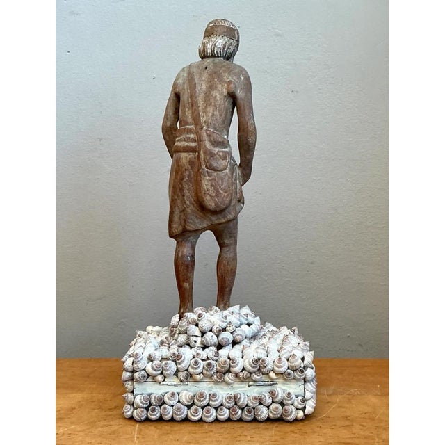 Wood Vintage Wood and Shell Greek Figure Box For Sale - Image 7 of 12