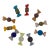 Vintage Murano Glass Candies - Set of 10 For Sale