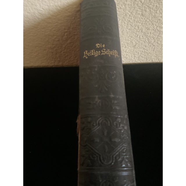 Antique 19th Century Holy Bible in German Circa 1898 For Sale - Image 18 of 18