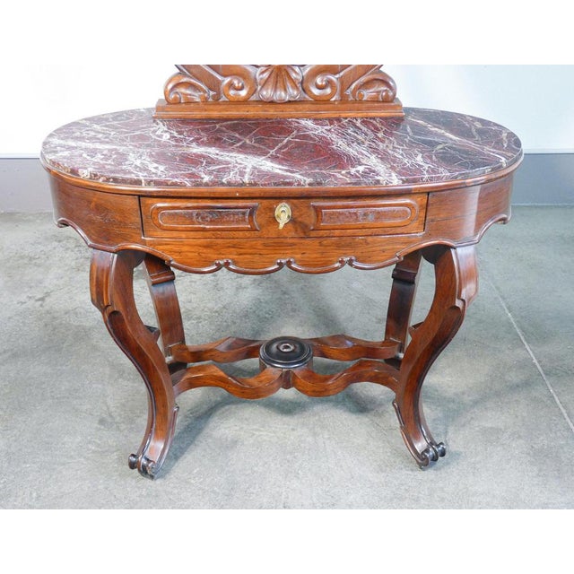Charles X Console with Mirror For Sale - Image 4 of 14