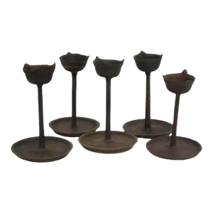 Vintage Oil Burner or Candle Holder, Set of 5