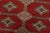 Textile Bokhara Jaldar Rug 4’1” X 6′ Red Wool Tribal Hand-Knotted Oriental Carpet For Sale - Image 7 of 12