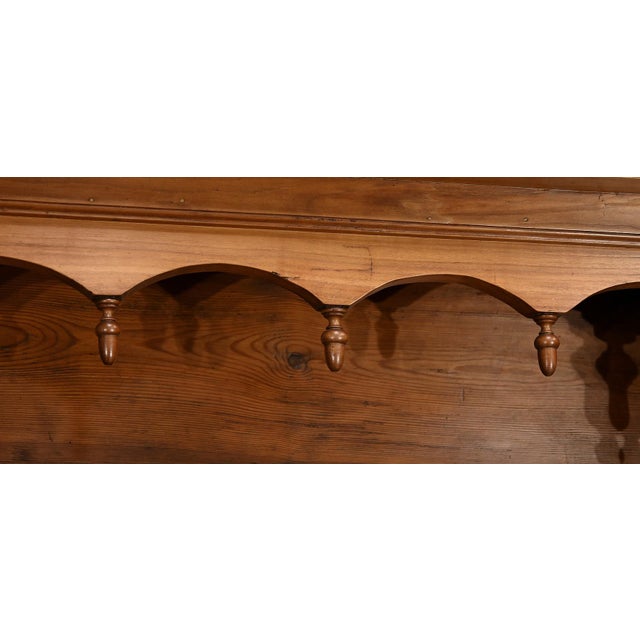 Brown Mid 19th Century Louis XV Buffet Dresser in Blond Cherry For Sale - Image 8 of 18