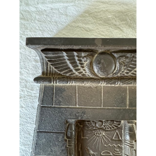 Bradley Hubbard 1920s Egyptian Revival Cast Iron Bradley & Hubbard Bookend For Sale - Image 4 of 10