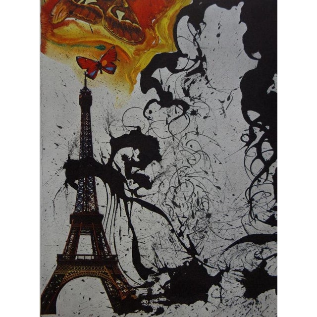 Salvador Dali, Paris (SNCF, Suite Papillon), Lithograph For Sale - Image 5 of 8