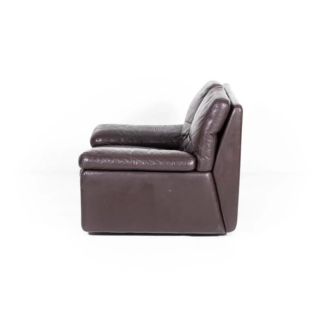 Italian Leather Bonheur Lounge Chair by Titiana Ammannati & Giampiero Vitelli for Brunati, 1970s For Sale - Image 4 of 8