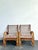 Vintage Rattan Lounge Chairs in Alan Campbell “Zigzag” for Quadrille - A Pair For Sale - Image 14 of 15
