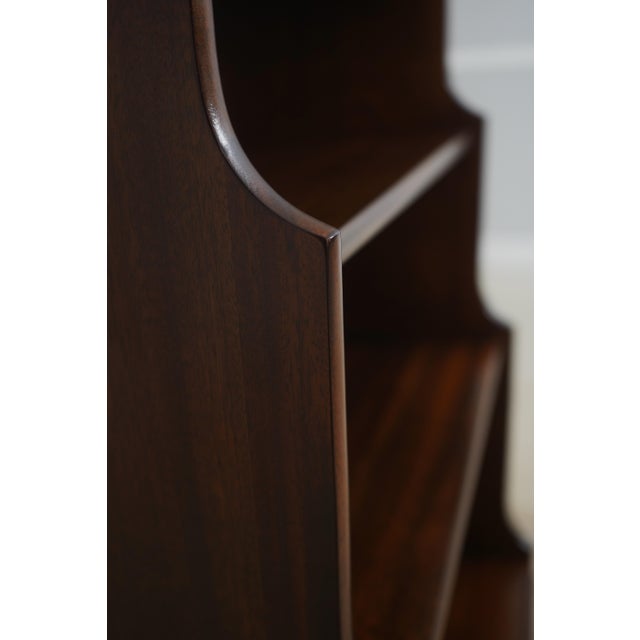 Madison Square 1 Drawer Inlaid Mahogany Bookcase For Sale - Image 14 of 15