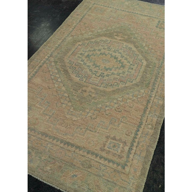 Brown Turkish Oushak Rug 3'2" x 5'7" #20242 For Sale - Image 8 of 8