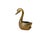 1980s Vintage Mid-Century Solid Brass Swan Planter and/or Catchall 7" For Sale - Image 5 of 11