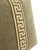 2020s Tan and Black Textured Chenille With Brown and Cream Greek Key Trim Pillow Cover - 20" X 20" Solid Textured Chenille Cushion Cover For Sale - Image 5 of 7