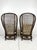 Vintage Rattan Hooded Lounge Chairs- A Pair For Sale In Tampa - Image 6 of 12