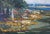 American Large Scale 19th Century American Impressionism Garden and Lighthouse Landscape For Sale - Image 3 of 8