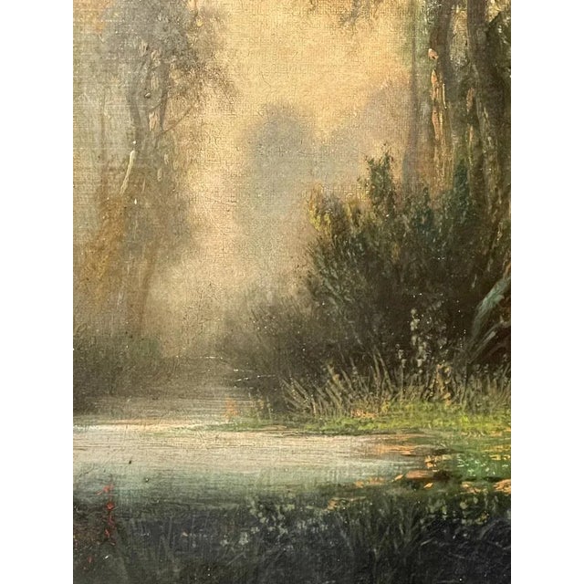 Alfred Williams, Woodland Landscape, 19th Century, Oil on Canvas, Framed For Sale - Image 6 of 8