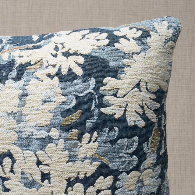 This pillow features Verdure Tapestry with a knife edge finish. Inspired by an antique French screen and based on artwork...