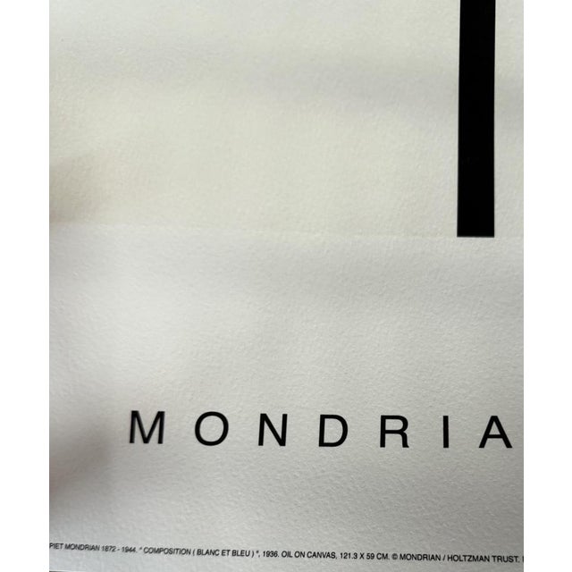 Early 21st Century Piet Mondrian, Composition (Blanc et Bleu), Print For Sale - Image 5 of 7