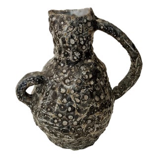 Mid-Century Brutalist Ceramic Vase, 1960s-1970s For Sale