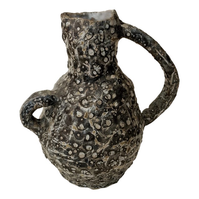 Mid-Century Brutalist Ceramic Vase, 1960s-1970s For Sale