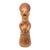 1950s Female Nahua Figurine From Guerrero, Mexico - 11" H X 4" Diam. For Sale