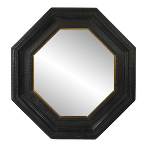 Antique Dutch Ripple Molding Octagonal Mirror / Painting Frame