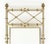 Maison Jansen Style Steel and Brass Mirror. Mirror plate: 33.75" H x 17.5" W; overall: 52" H x 24.5" W x 2" D. Provenance:...