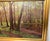 Up for sale is a large antique original Finn Wennerwald landscape painting of marshy woods done in 1919. It is...