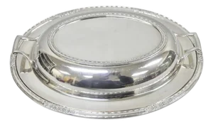 Mid 20th Century International Silver Co "Camille" Silver Plated Covered Vegetable Serving Dish