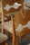 Gold Razorblade Chairs in Oak and Lambswool attributed to Henning Kjærnulf, 1960s, Set of 10 For Sale - Image 8 of 18
