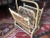 Mid-Century Modern Vintage Mid Century Bamboo Magazine Rack Basket For Sale - Image 3 of 7