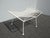 Vintage Mid Century Modern White Rubber Webbed Bench For Sale In Los Angeles - Image 6 of 12