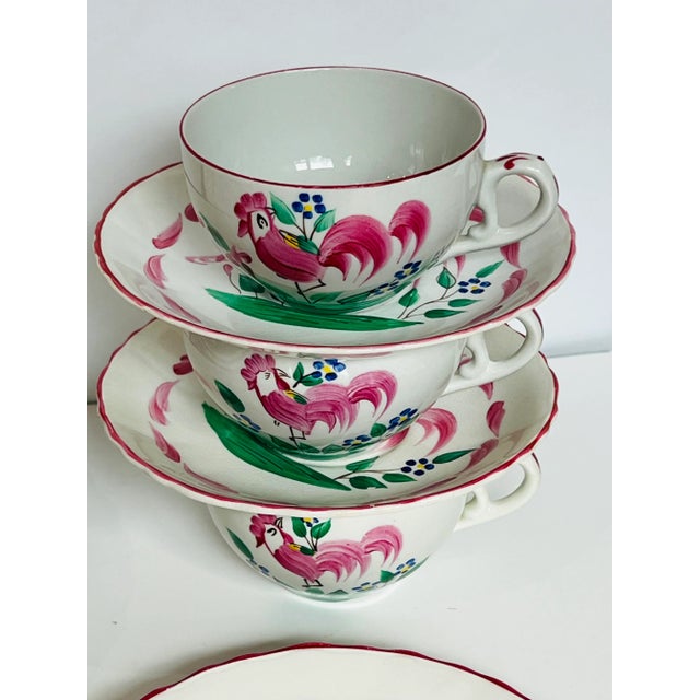 English Chanticleer Fondville England Dinnerware Set of 29 Pieces For Sale - Image 3 of 9