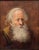 Signed oil on canvas portrait painting of man with a white beard by Isaac L. Williams (1817-1895). A beautiful rendering...
