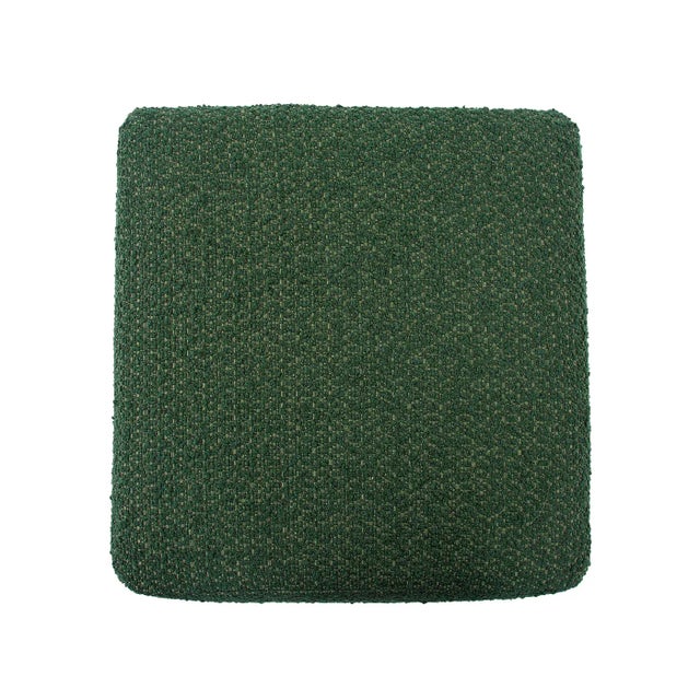 Kenneth Ludwig Chicago Universal Cube Ottoman in Berbet Forest For Sale - Image 4 of 6